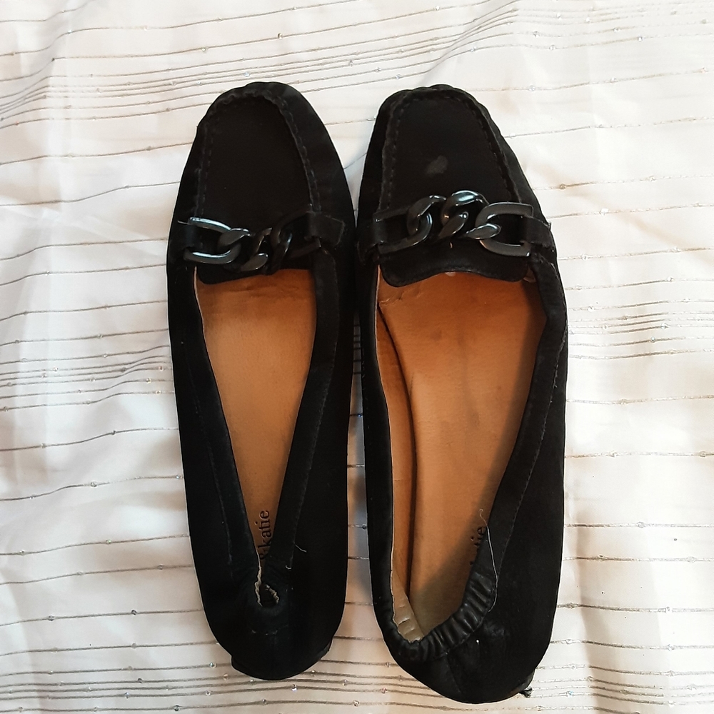 Black Suede Driving Shoe - Picture 3 of 3